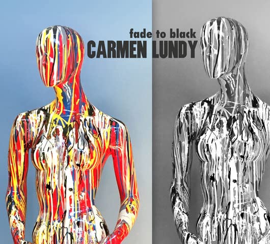 CD cover for Carmen Lundy’s “Fade To Black” featuring painted mannequin.