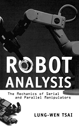 Book cover featuring a robotic arm and the title "Robot Analysis.