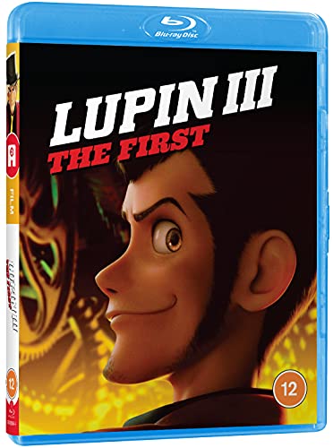 Blu-ray case for “Lupin III: The First” featuring Lupin’s portrait.