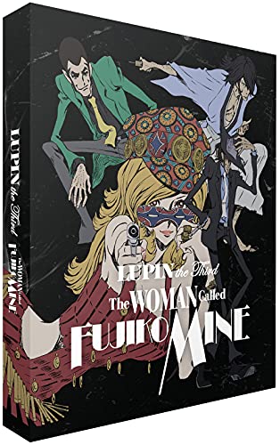 Blu-ray cover featuring anime characters Lupin, Fujiko, and others in action.