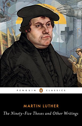 Book cover featuring a portrait of Martin Luther against a stylized historical background.