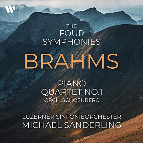 CD cover for Brahms’ Four Symphonies performed by Luzerner Sinfonieorchester.