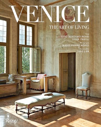 Book cover showing a sunlit, elegant Venetian room with antique furniture and frescoed walls.