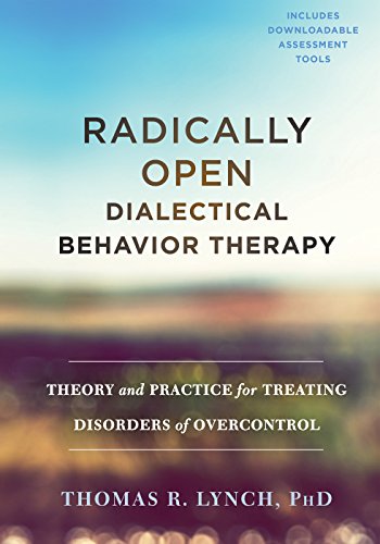 Book cover: "Radically Open Dialectical Behavior Therapy" with blurred landscape.