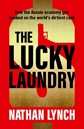 Book cover: “The Lucky Laundry” with a red boot graphic and bold text.
