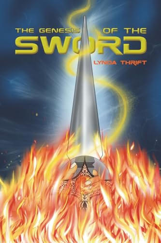 Book cover: a sword rising from flames, with golden title text.