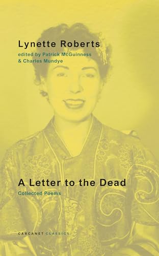 Book cover featuring a portrait of Lynette Roberts on a yellow background.