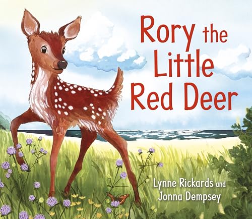 Cover of “Rory the Little Red Deer” featuring a spotted fawn.