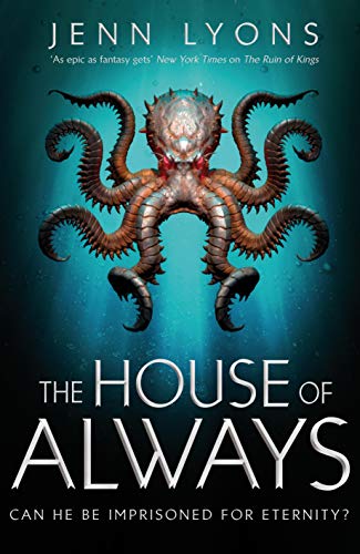 Book cover: fantastical creature with tentacles, dark blue background, title text.