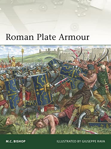 Book cover depicting Roman soldiers in battle with shields and swords.