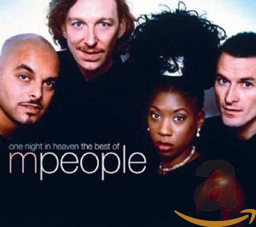 The four members of M People pose together against a dark background.