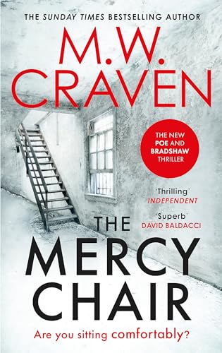 Book cover showing a staircase in a concrete room with red and black text.