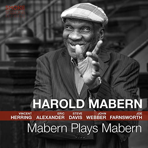 CD cover featuring Harold Mabern, a smiling jazz pianist in a cap.