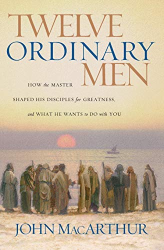 Book cover: "Twelve Ordinary Men" depicts a group of figures by the sea.