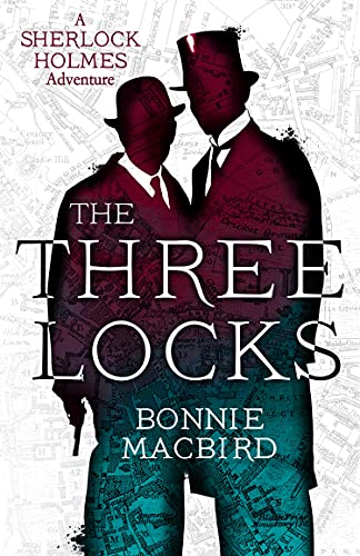 Book cover featuring silhouetted figures of Sherlock Holmes and Watson.