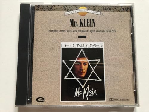 CD case for "Mr. Klein" soundtrack, featuring a man’s face within a star.