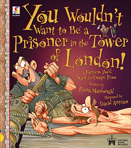 Book cover depicting prisoners and guards at the Tower of London.