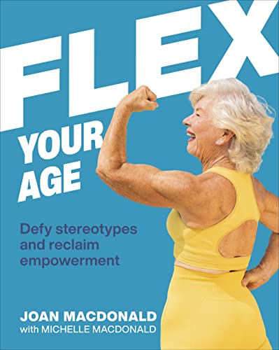 Book cover featuring a strong, older woman flexing her bicep.