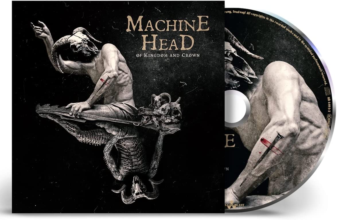 "CD and digipak with black and white artwork, featuring monstrous and human figures."