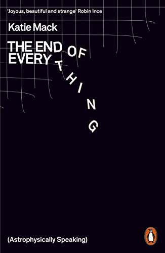 Black book cover with white text: “The End of Everything” by Katie Mack.