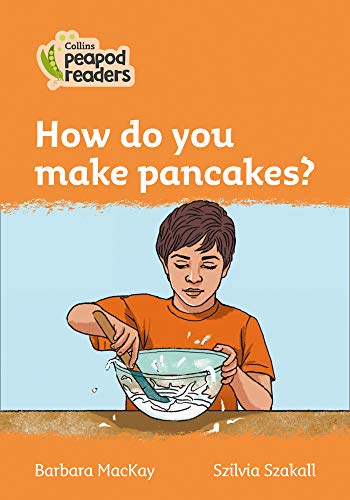 Book cover: boy stirring pancake batter in a bowl.