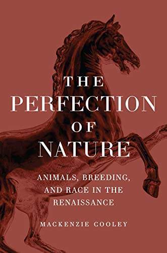 Book cover featuring a rearing dark horse with white text.