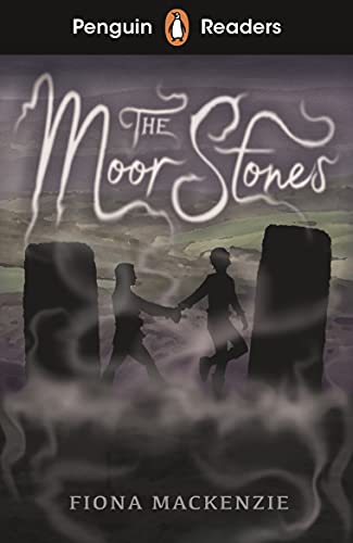 Book cover: "The Moor Stones" with silhouettes and standing stones.