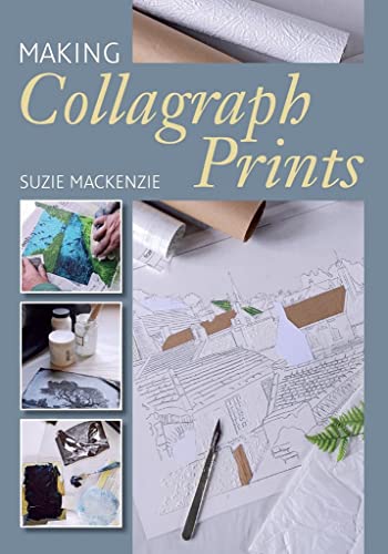 Book cover with collage images of art supplies and hands creating artwork.