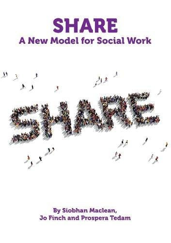 Book cover: "SHARE" formed by silhouettes of people.