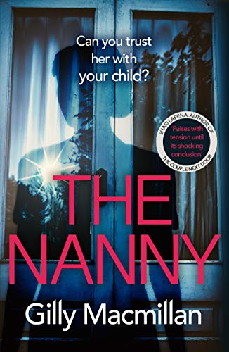 Book cover: shadowy figure seen through window, title “The Nanny”.
