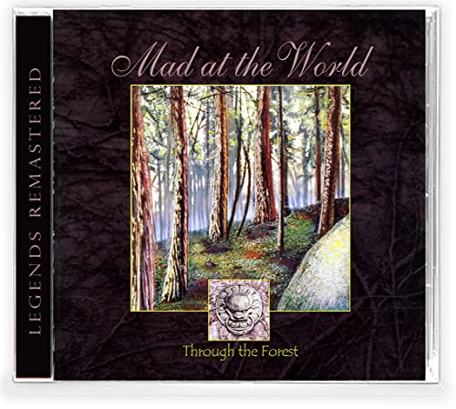 CD cover for “Mad At The World - Through the Forest” with forest imagery.