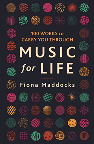 Book cover with white text, colorful circular patterns on a dark background.