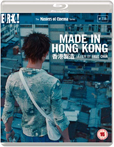 Blu-ray cover for “Made in Hong Kong” featuring a man walking away.