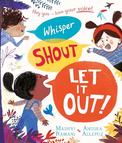 Book cover with diverse children expressing emotions through speech bubbles.
