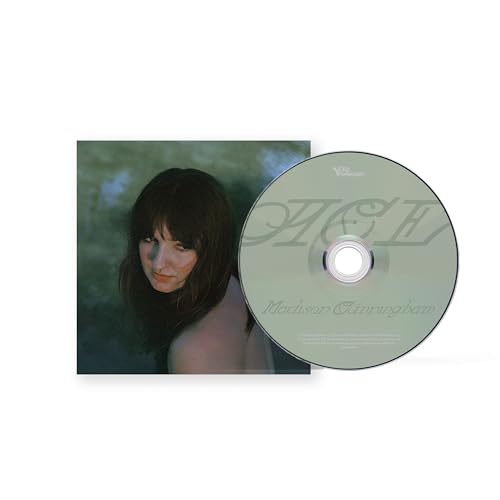 Madison Cunningham's "Ace" CD case and disc with green and portrait.