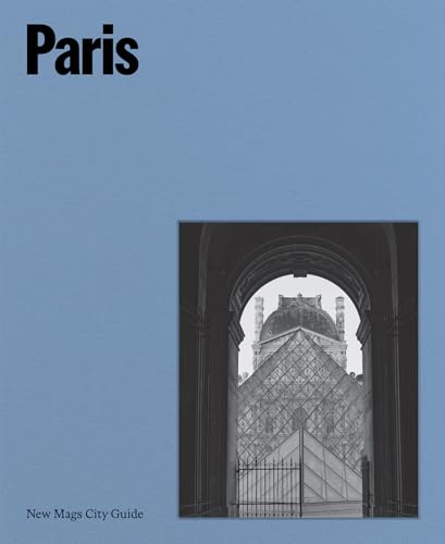 Book cover with black and white photo of the Louvre pyramid.
