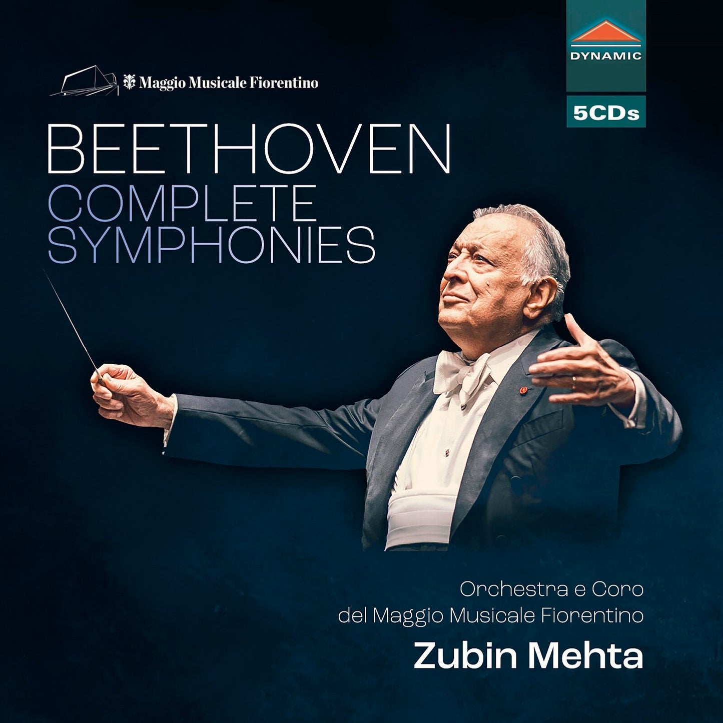 CD cover featuring conductor Zubin Mehta and text “Beethoven Complete Symphonies”.