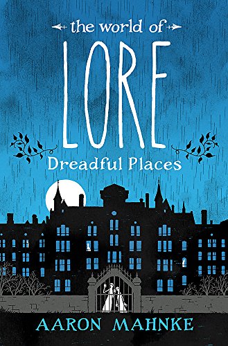 Book cover: dark silhouette of a building under a full moon.