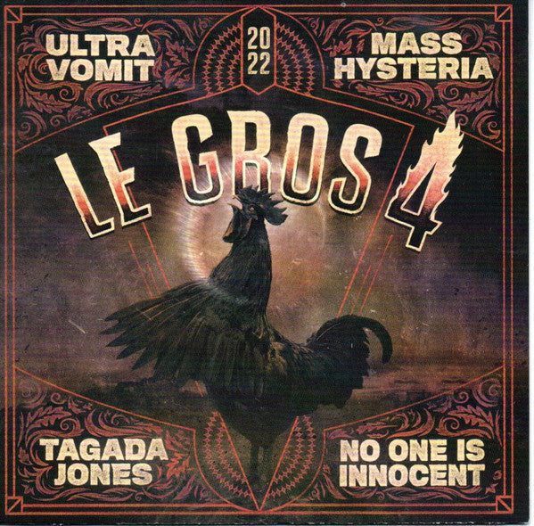 Blu-ray cover featuring a dark, stylized rooster against a textured background.