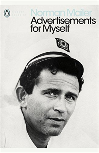 Book cover featuring a black and white portrait of Norman Mailer wearing a cap.