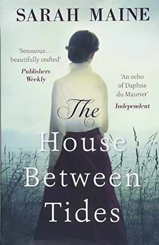 Book cover: woman with back to viewer, coastal landscape, title text.
