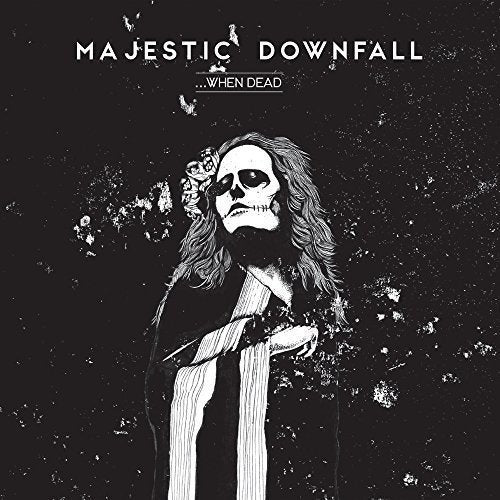 Black and white album cover featuring a skeletal figure with flowers.