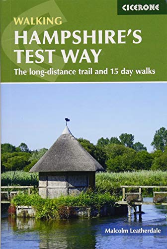 Book cover featuring a thatched building by a waterway in Hampshire.