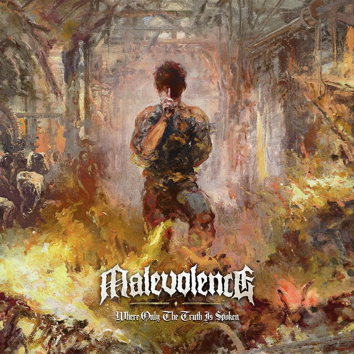 CD cover: painting of a shadowed figure surrounded by ghostly forms.