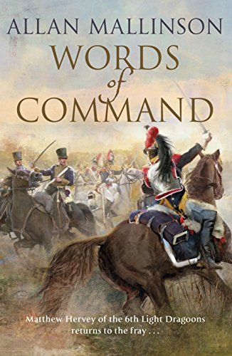 Book cover: "Words of Command" depicts Napoleonic cavalry in battle.