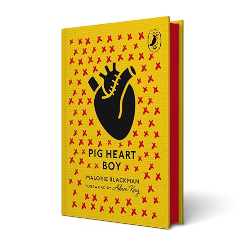 Yellow book cover with a black anatomical heart, red X patterns, and black text.