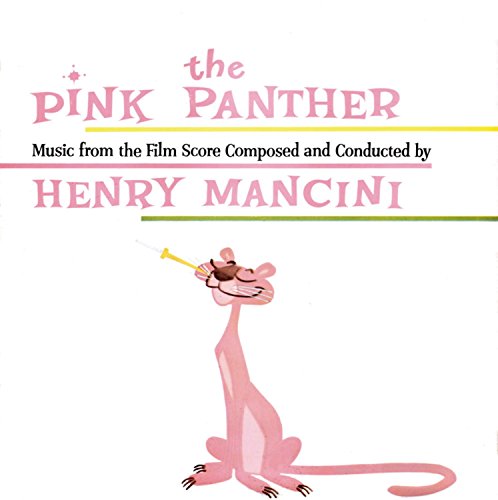 CD cover for "The Pink Panther" soundtrack featuring the cartoon panther.