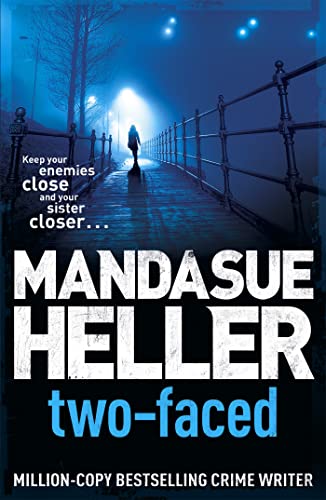 Book cover: woman on a bridge at night, dark and moody.