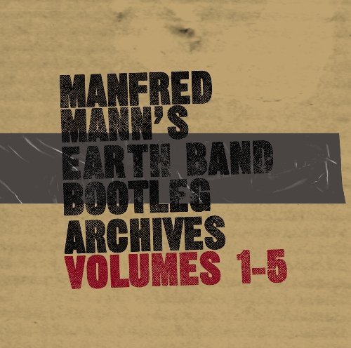 CD cover for Manfred Mann’s Earth Band “Bootleg Archives Volumes 1-5”.