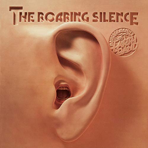 Album cover: a large ear with an open mouth, reddish-brown tones.